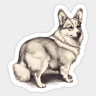 Corgi Sticker